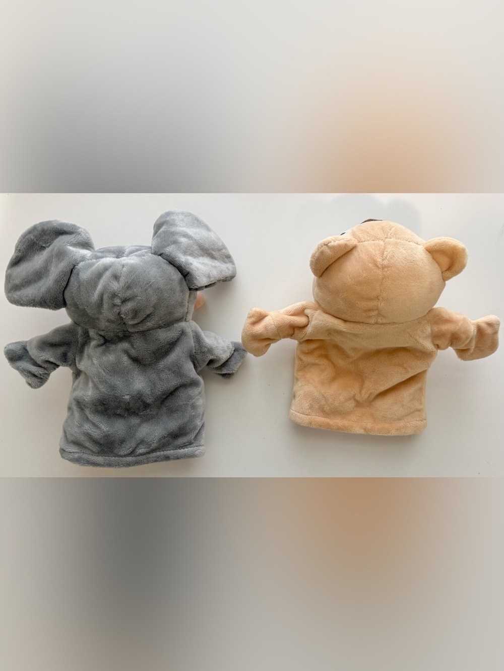 Plush Animal Hand Puppet Set - Bear &
Elephant ONLY - Picture 3 of 7